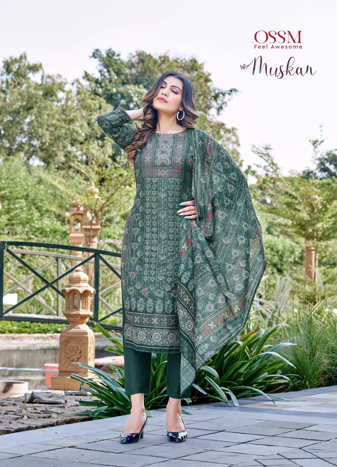 Muskan Ossm Viscose Exclusive Wear Wholesale Readymade Salwar Suit